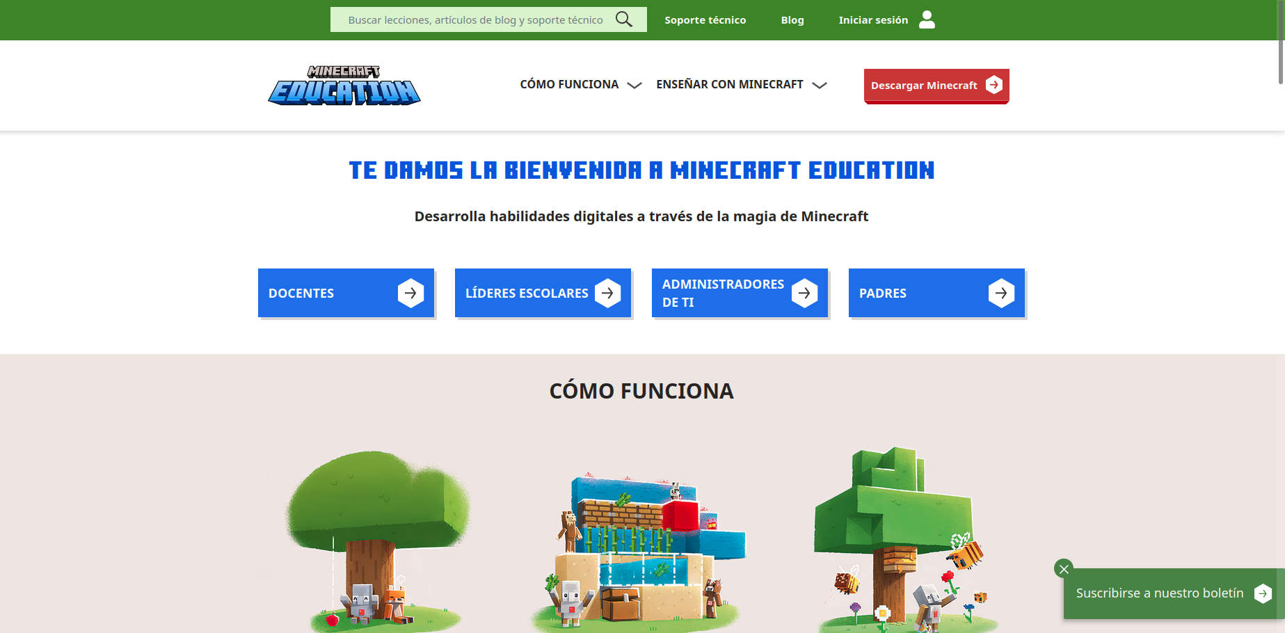 Qué es Minecraft education edition