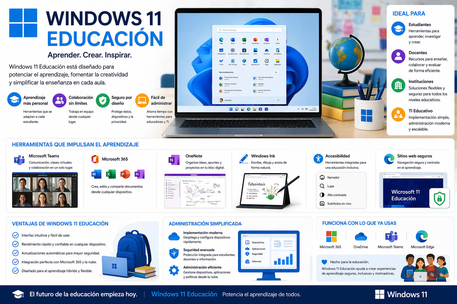 Qué es Windows 11 educación o education
