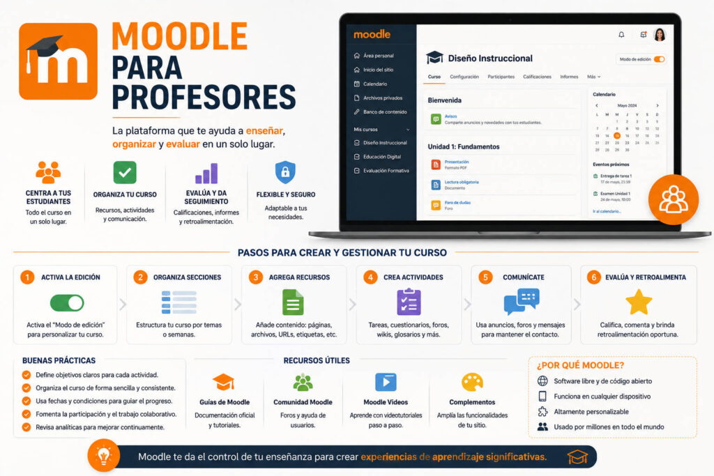 How to use Moodle for teachers: a complete and practical guide