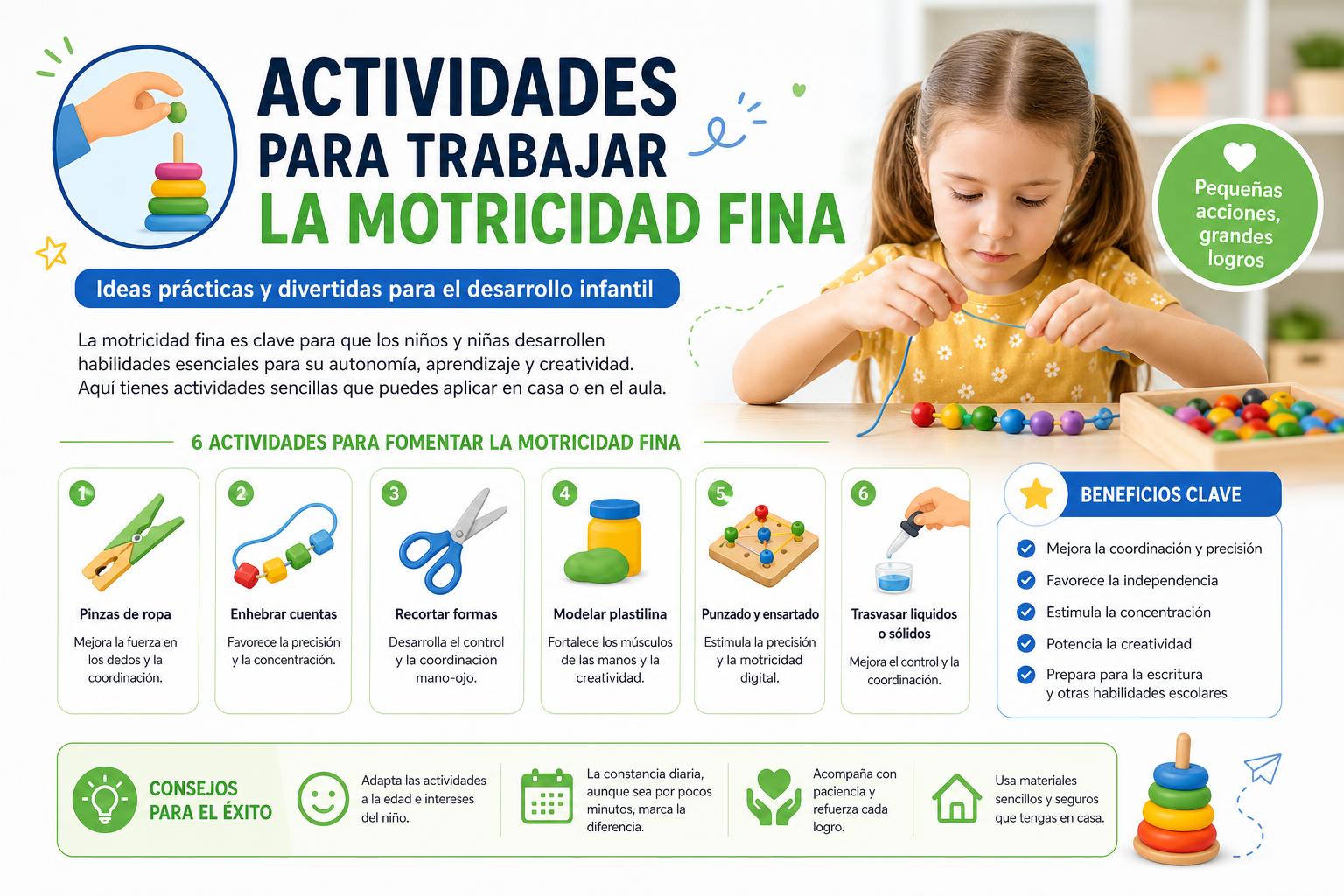 actividades para trabajar la motricidad fina