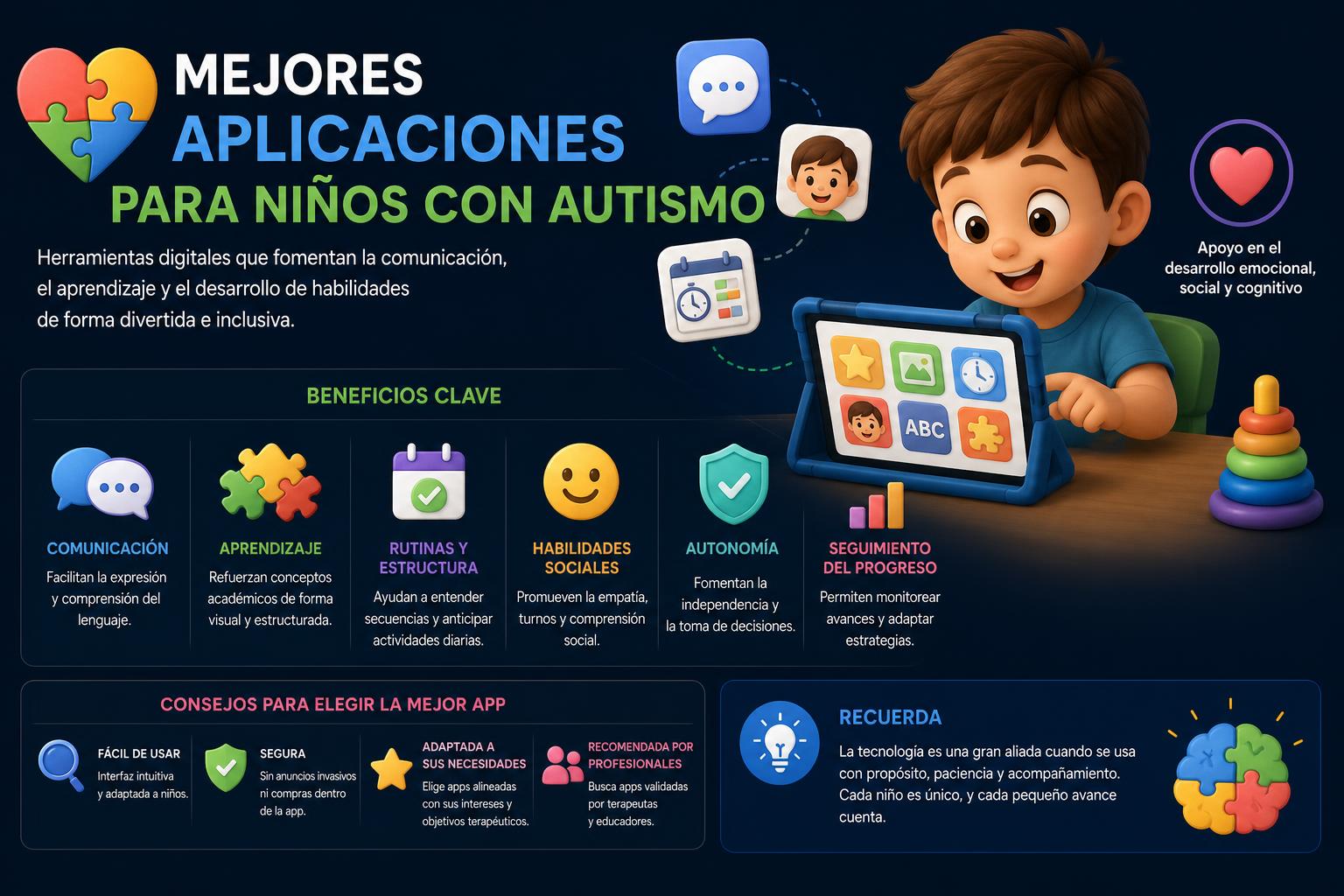 Aplicaciones para niños con Autismo