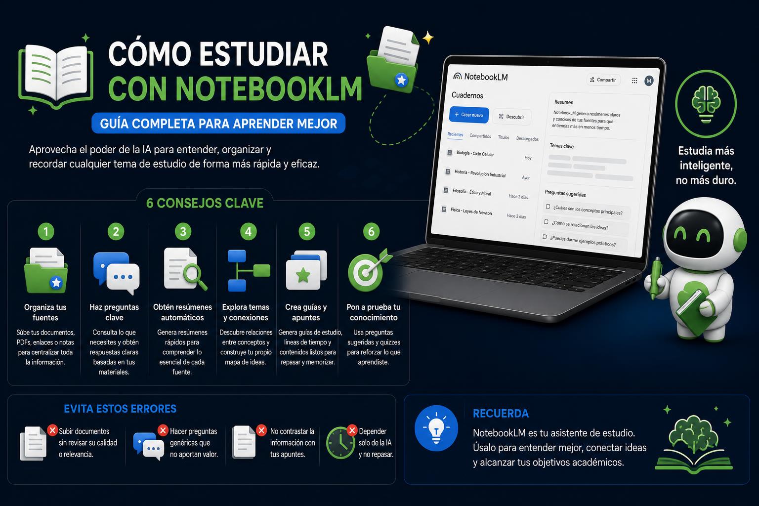 como estudiar con notebooklm