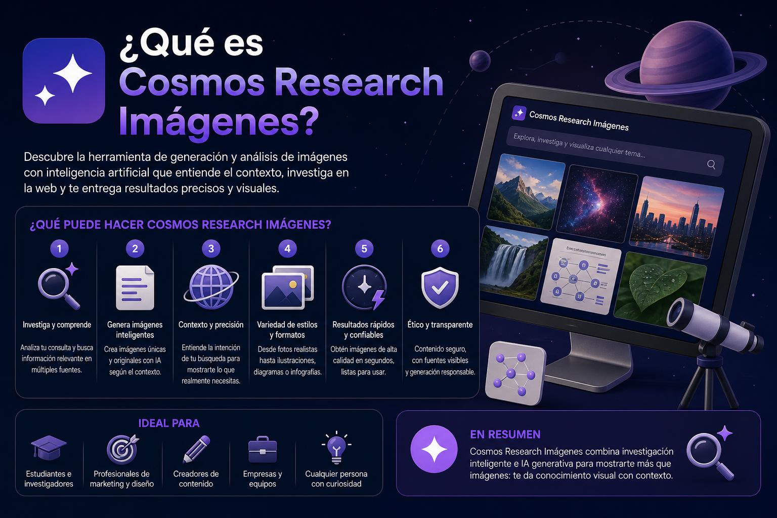 Qué es Cosmos Research Imágenes