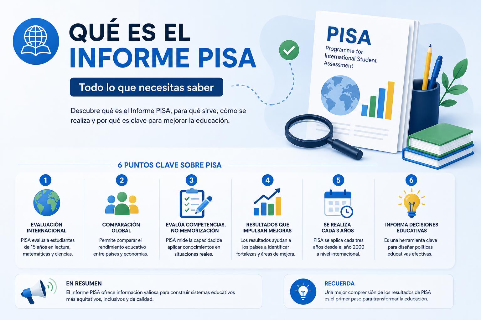 Qué es el informe PISA