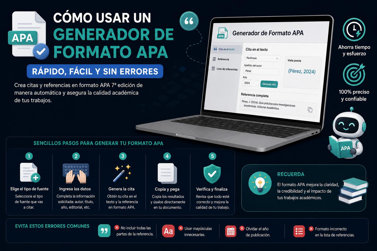 Generador de formato APA
