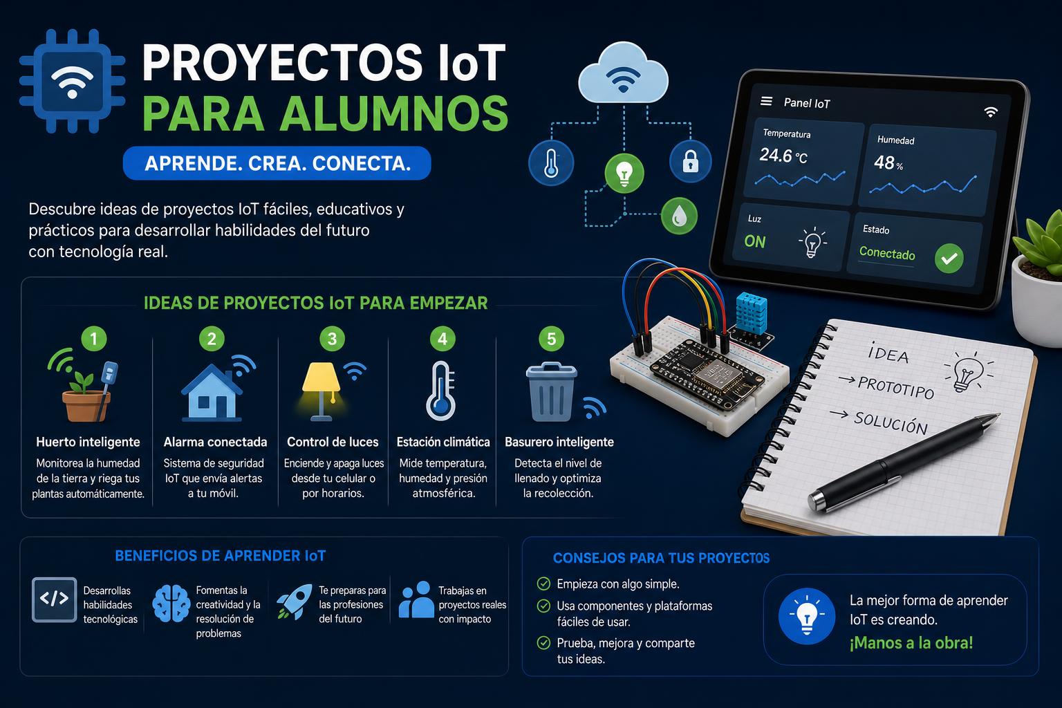 Proyectos IoT para alumnos